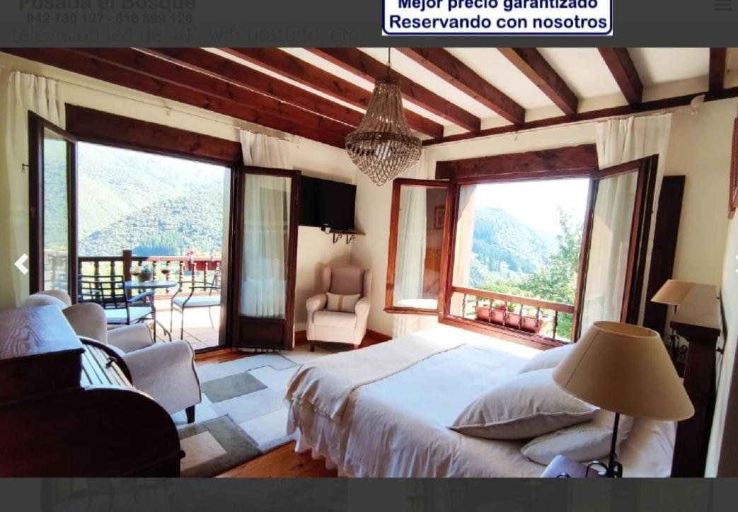 Posada El Bosque Mieses Esterno foto